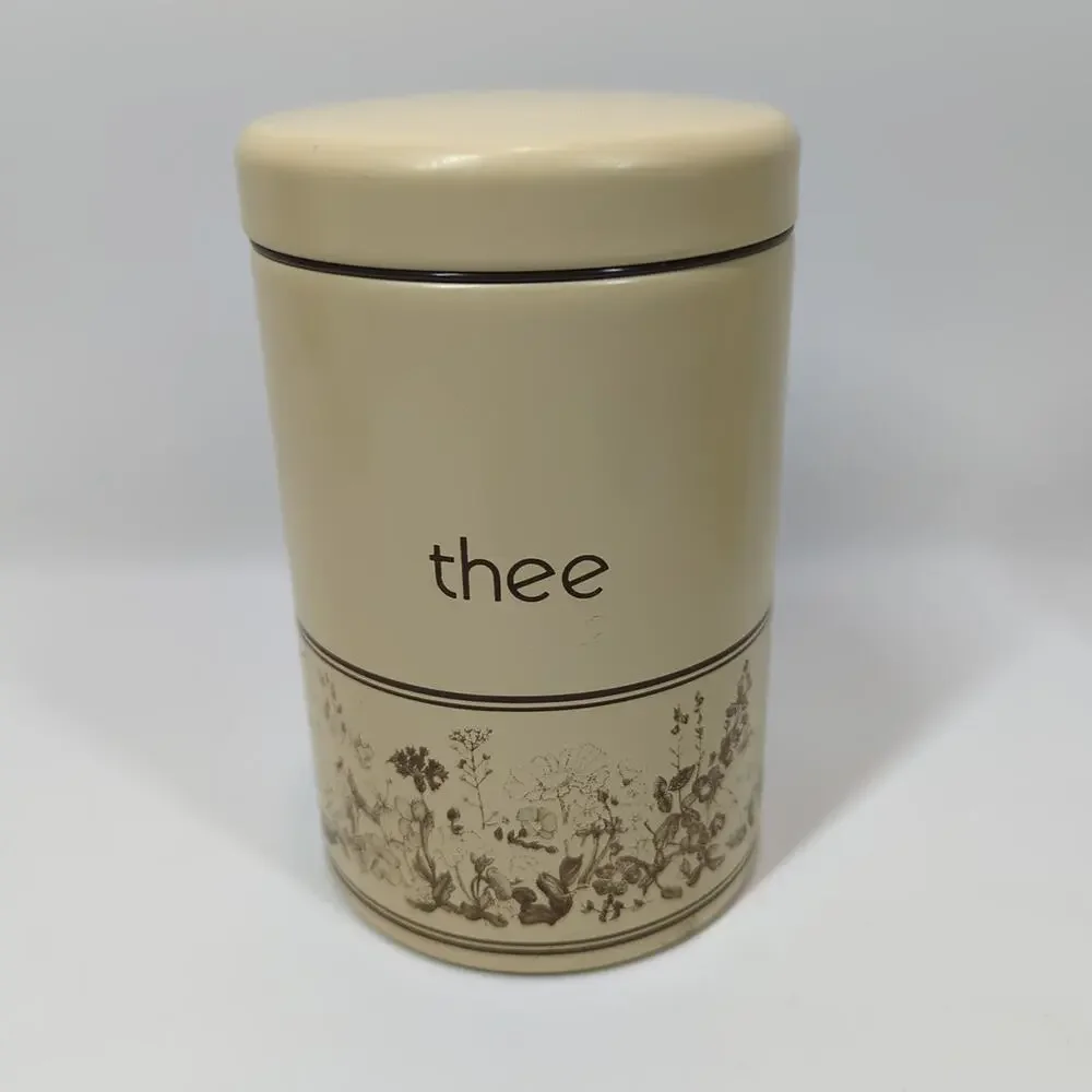 Vintage Dutch Canister Set Koffie Thee Suiker Storage Belgium with Lids